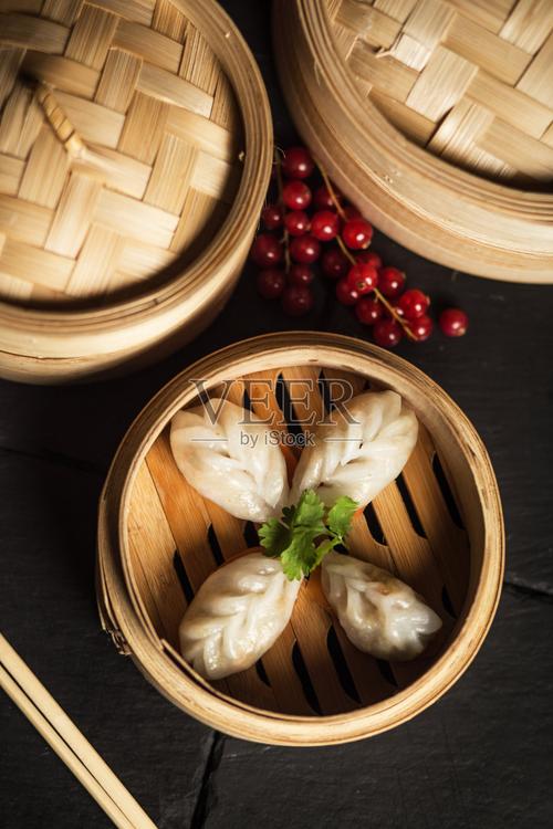 点心饺子中国传统食物照片摄影图片